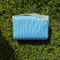 감성 피크닉 매트 돗자리 방수 휴대용매트, 08. 스트라이프 스카이블루