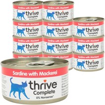 쓰라이브 컴플리트 그레인프리 고양이 주식캔 75g