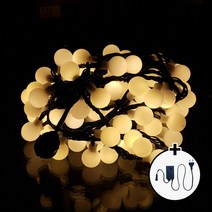 탄탄 LED 100구 AC220V 연결 크리스마스 앵두전구 (1개) + 점멸잭 (1개) 세트, 흑선/전구색