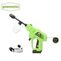 고압세척기 greenworks 24v car washer 35bar 청소기 자체 가정용, 그냥 도구
