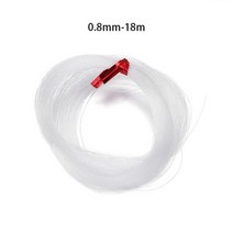 1 개 0.21mm 낚싯줄 비즈 와이어 클리어 비 스트레치 나일론 스트링 비딩 코드 스레드 쥬얼리 제작 공급 도매 구슬 낚시 줄, 0.8mm 18meters