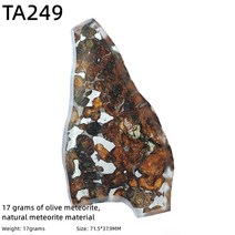 운석 METEORITE 수집 광물 희귀 슬라이스 조각 케냐 팔라사이트 올리브 11g200g, 8.T249