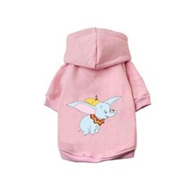 강아지옷 디즈니 만화 패턴 애완 동물 까마귀 미키 마우스 덤보 개 인쇄 자켓 야외 개, s, 3