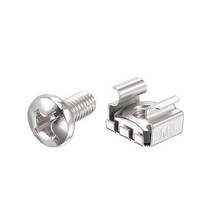 서버 랙용 Uxcell 랙 나사 M6x12mm 케이지 너트 10세트