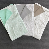 두자매쏘잉 [4중거즈 양면블랭킷] 스타그레이 릴리그레이 릴리민트 M사이즈 105X85 XL사이즈 135X130