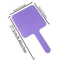 휴대용손거울 도매 메이크업 거울 손 개최 광장 사용자 정의 로고 매일 핑크블랙화이트 작은, style14+10pcs with logo