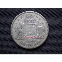 1946 조지 6세 1 플로린 은화 희귀동전 동테크 행운의주화 기념주화