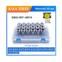 콜렛척 클램핑 선반 밀 스프링척 밀링공구 세트, ER11 1SET ER 8PCS