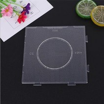 컬러비즈 2.6mm 하마 비즈 pegboard 투명 템플릿 보드 픽셀 아트 퍼즐 스퀘어 도구 diy 그림 소재 보드 perler 비즈, 정사각형