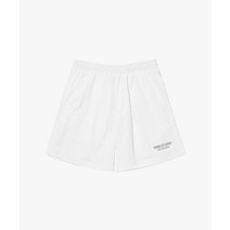 남자 여자 여름 면 반 바지 숏 팬츠 골스튜디오 ESSENTIAL WOVEN SHORTS-WHITE G3MHP101#WT