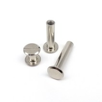 10pcs 골드 실버 블랙 M5x4-50mm 가죽 가방 벨트 스크랩북 앨범 계정 책 포스트 바인딩 나사 네일 리벳, [06] 5x12mm, 5x12mm+Silver