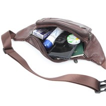 안쪽 지퍼 고급스러운 가죽 여권가방 자전거가방 자출