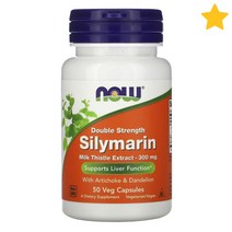 나우푸드 Double Strength Silymarin 300mg 베지 50정, 1개, 기본