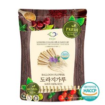 푸른들판 국산 생 도라지 길경 뿌리 분말 가루 100% 차 파우더 HACCP 인증, 1개
