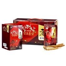 웅진식품 장쾌삼 발효 홍삼 활력원 선물 세트 / 술깸 고등학생 청소년 수험생 제품 홍삼액