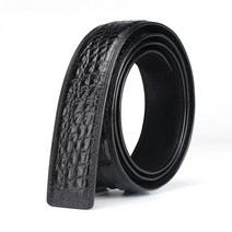 2022 악어 가죽 벨트 정품 가죽 남성용 벨트 부드러운 버클 원활한 바지 벨트