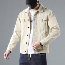 남성 데님 자켓 청 봄 재킷 가을 느슨한 캐주얼 트렌드 소 브랜드 재킷