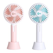 칼리아 미니 손선풍기 저소음 핸드선풍기 탁상용 휴대용, 칼리아(핑크)