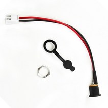 전기 스쿠터 소켓 플러그 균형 자동차 포트 내구성 라운드 홀 Ebike 액세서리 부품, 한개옵션0, 한개옵션1