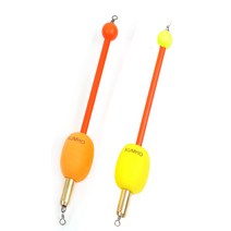 금호 학꽁치킬러 누을찌 삼마 꽁치찌 학공치찌 2개입 원투력 벵에돔 자리돔, 형광노랑, 2개