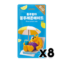 델라페 룰루랄라 블루레몬에이드 아이스파우치음료 340ml x 8개 1박스