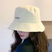 데이니즈 벙거지모자 봄 여름 가을 여성 무지 버킷햇 면모자