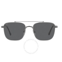 정품/Persol Dark Gray Square Mens Sunglasses/0PO2487S 1110B155