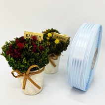 포장 리본 끈 제이제이리본 네줄오간디A15mm 25mm 40mm 20컬러 ( 길이 45M ) 공단리본, OA10