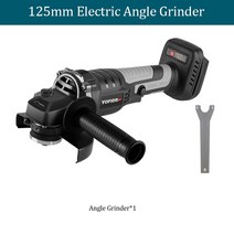 충전그라인더 충전 그라인더 디월트 호환 그라인더 무선그라인더 브러시리스 전동 앵글 그라인더 125MM M, 02 Black