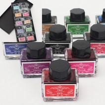 만년필 잉크 10색 세트 비싼펜 만년필촉 명품샤프