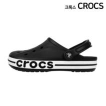 [크록스(CROCS)] 크록스 바야밴드 클로그 성인 샌들 블랙 205089-066