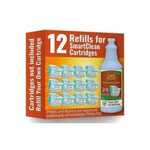 12 필립스 노렐코 스마트클린 카트리지 리필s from 면도기 She뱅 234712794262, 1 Bottle