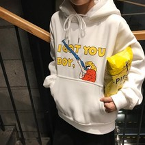 드레스날다 하나도안츄워 프린팅 후드 티셔츠(mtee1160)