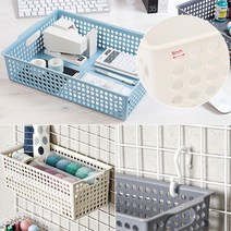 수납 바구니 정리함 옷 정리함 트레이 장난감 아기옷 옷장 보관함 바스켓 정리함 보관함 소품정리함, 7호 - SM(반투명)