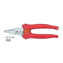 만능가위 95-05-140 KNIPEX 미니가위 다목적가위 작업공구 수공, 1개