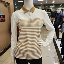 [슈페리어] 가을 이월상품균일가~~!! 스트레치성 이좋으며 구김이 잘 가지 않아 운동시나 데일리로도 입기 좋은 여성 가을 골프 티셔츠 L0Y1311 인천논현, 90, 화이트