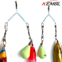 켐블 KENBL트리플 양핀삼각도래 쭈꾸미 갑오징어 채비 용품 소품, 1개