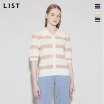 LIST_02 [리스트] [22SS]린넨 스트라이프 칼라 니트 _TSKPOM60010