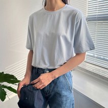 봄 모달 라운드넥 이너 반팔 티셔츠 10col