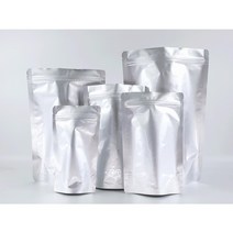 바이올팩키지 은박 알루미늄 스탠딩지퍼백 소 13X20 cm 100매, 소(S), 100개
