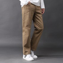 후앙스 남자 한겨울 기모 본딩 스판 와이드 팬츠 NJCP-8653
