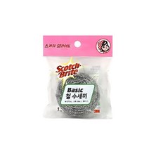 스카치브라이트 베이직 철 수세미, 1개입, 3개