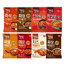 동원 떡볶이의신(8종 택1) 국물떡볶이 매운떡볶이 치즈떡볶이 짜장떡볶이 즉석라볶이 짜장라볶이 신당동즉석쫄볶이 학교앞국물떡볶이, 동원 떡볶이의신 즉석라볶이 404g