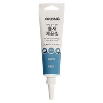 오공 크랙충진 벽보수 틈새메꿈씰(튜브타입100ml)균열356167EA * HONI, 본상품선택