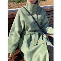 신추동신예립상장 양면 울 코트 한계털 한계 인사가 부드럽고 있다