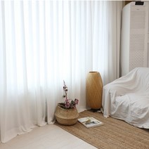 원단style 대폭 드레이프성 좋은 쉬폰 샤르르커튼 돌상 테이블보 차르르드레스 원단 [A77-20], 백아이보리