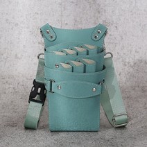 미용 가위집 가방 케이스 허리 미용학원 도구 애견샵, 블랙 7 나이프 슬롯 허리 가방