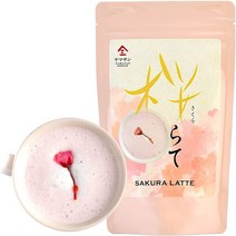 일본 벚나무 사쿠라 벚꽃 카페 라떼 달인 녹차 파우더 분말 가루 까페 음료 차, 벚꽃 라떼(99g)개