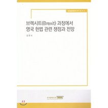 브렉시트 과정에서 영국 헌법관련 쟁점과 전망 : 글로벌법제전략연구19-17-1, 한국법제연구원, 김연식 저