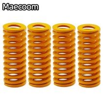 헬퍼스프링 포터2판스프링 포터2쇼바 10S S4 Ender 3 용 가열 침대 스프링 다이 라이트 부하 압축 DIY 압출 길이 15/20/25mm 3D 프린터 CR-10, 20pcs, Yelloe 10x25